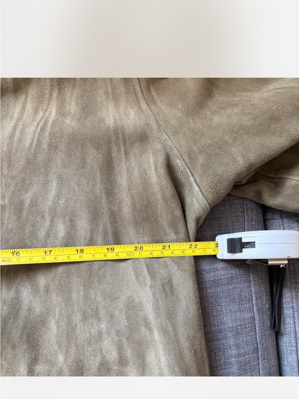 NWT Sezane Olive Suede Will Jacket - Picture 5 of 5